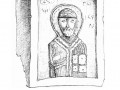 Раскоп 4. Каменная иконка